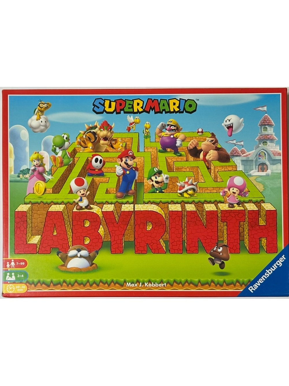 Super Mario Labyrinth Board Game Ravensburger Complete with Instructions